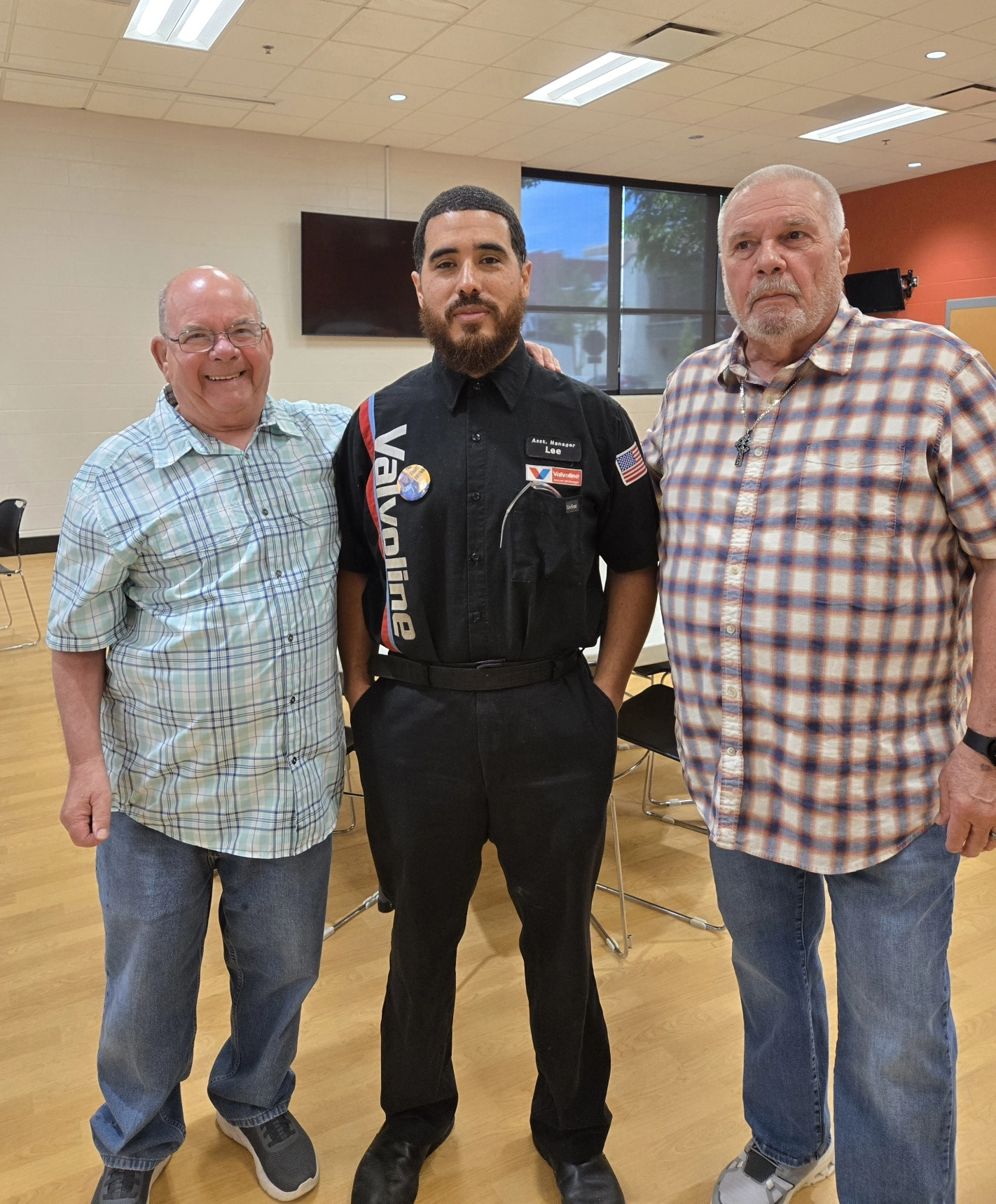 GAP graduates standing together at Stars of Light Church during graduation ceremony